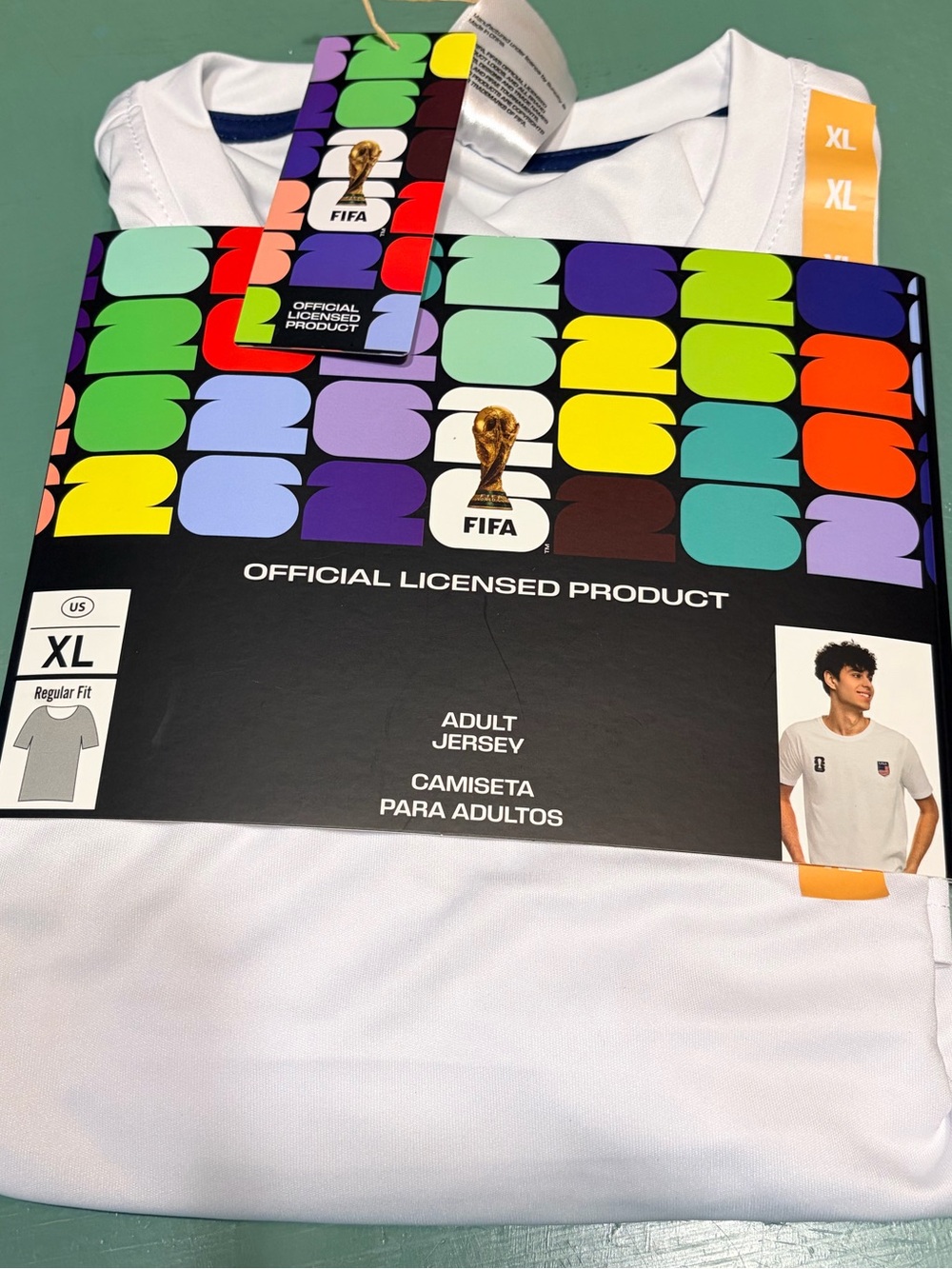 FIFA Official Licensed White Men's Jersey - XL